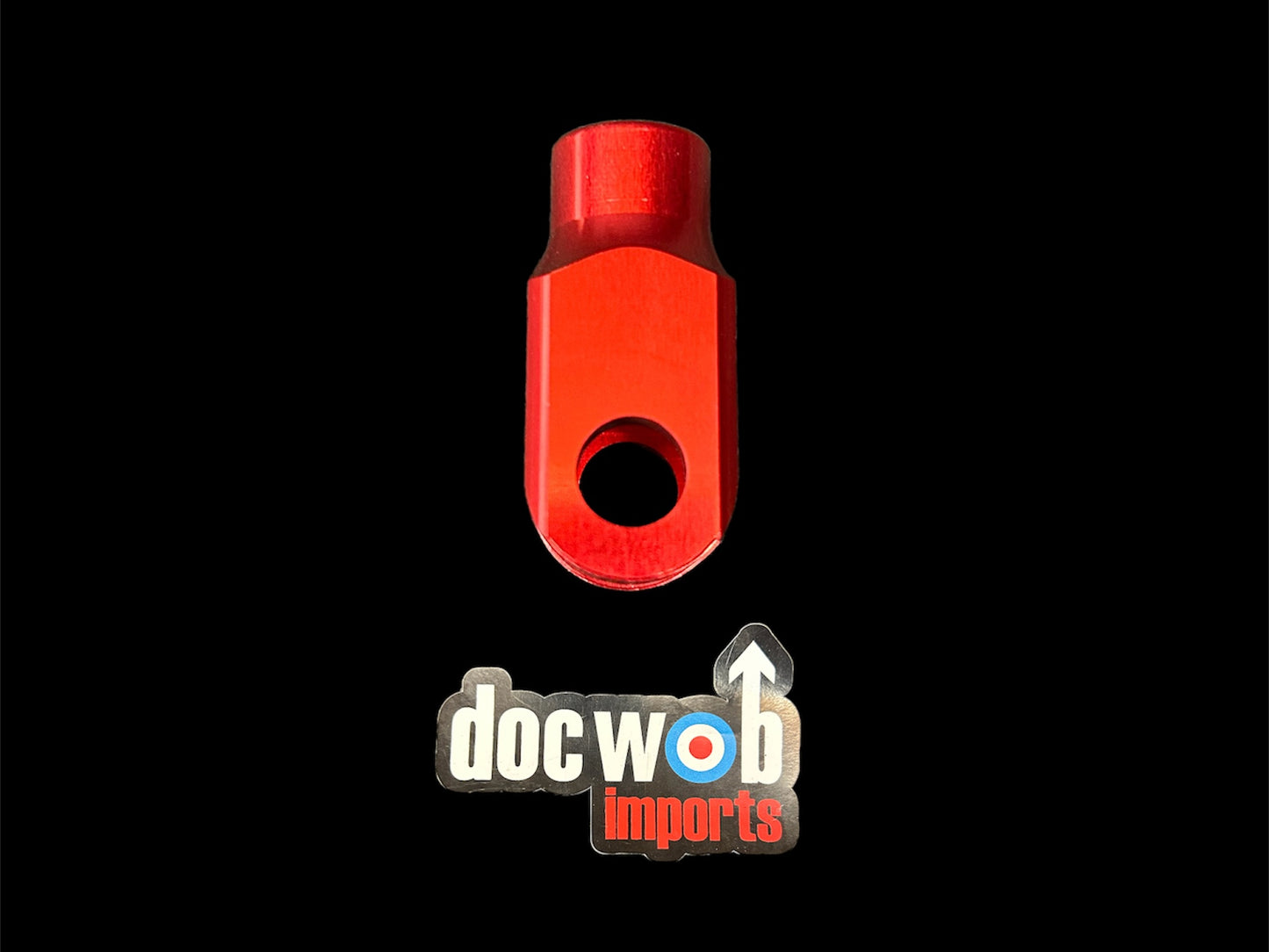 New doc wob red alloy rear brake master cylinder clevis